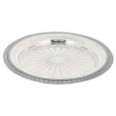 Christofle et Cie Malmaison Pattern Silverplate Wine Coaster