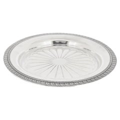 Christofle et Cie Malmaison Pattern Silverplate Wine Coaster