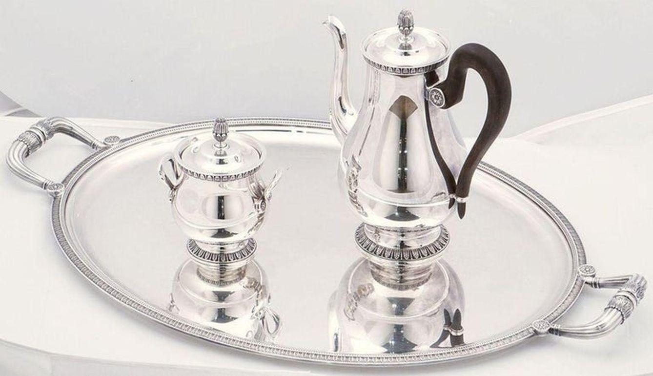 French Christofle Five-Piece Tea and Coffee Service from, France
