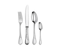 Christofle Flatware "Marly" Silver Plated 81 Pieces