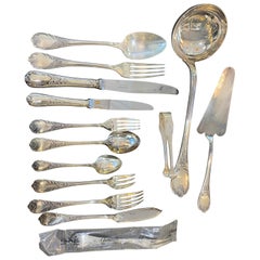 Christofle Flatware "Marly" Silver Plated Pieces