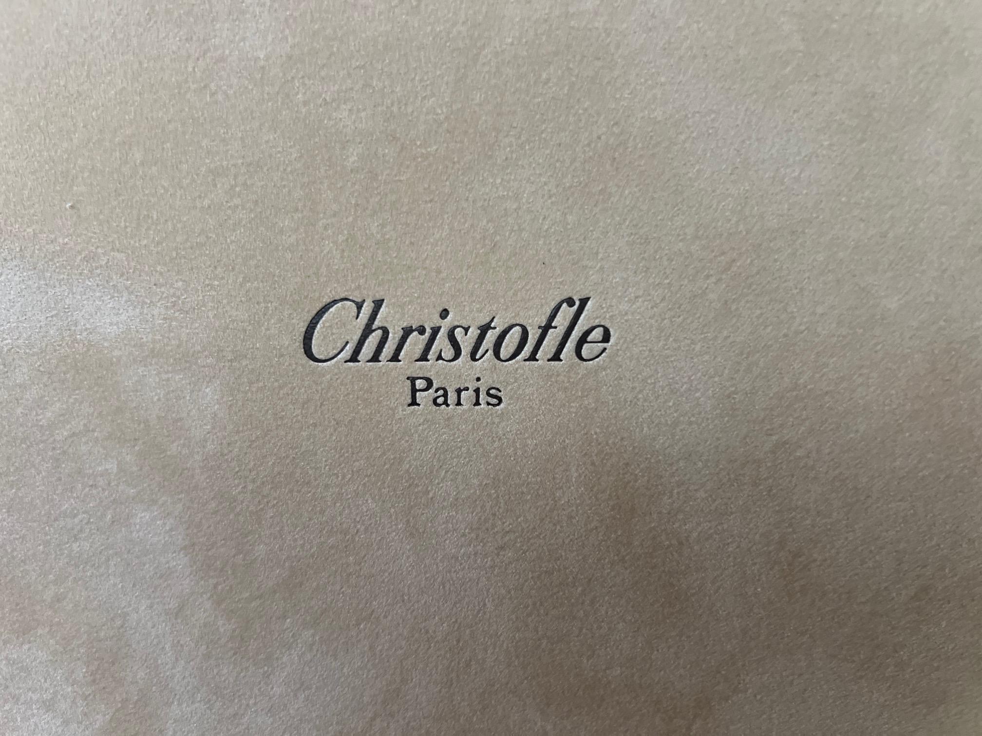 Fin du 20e siècle Service de couverts Christofle à motif Malmaison en coffret-52 Pieces