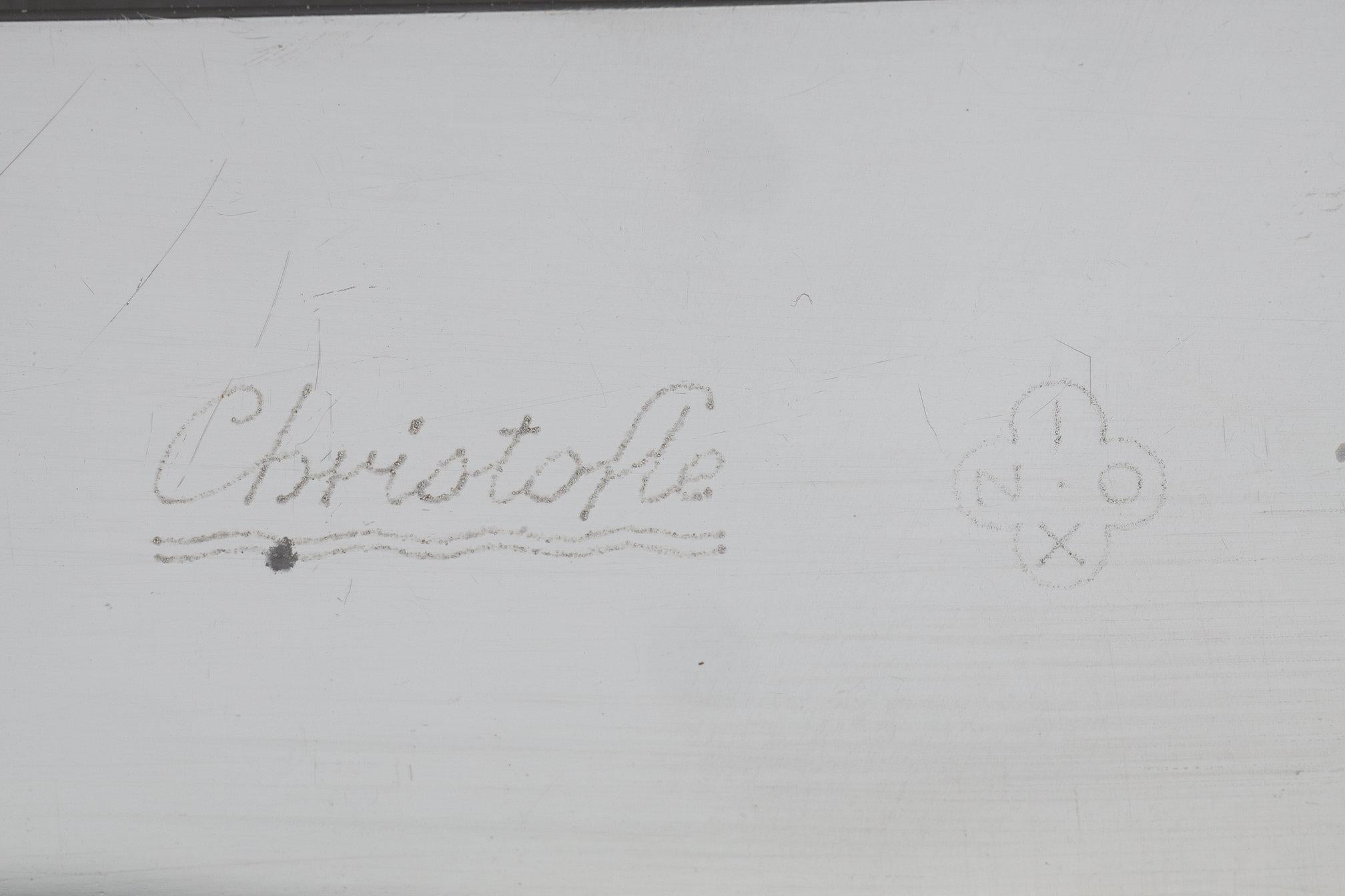 Cubertería Christofle de metal plateado, modelo 