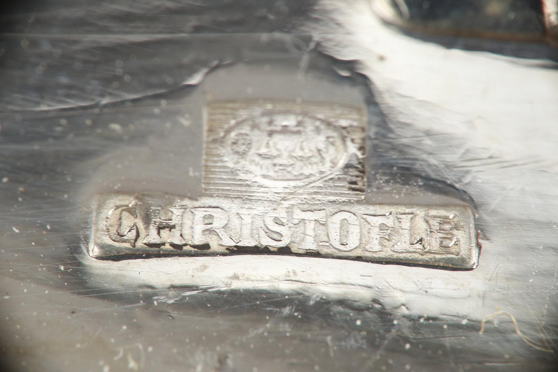 Cubertería Christofle de metal plateado, modelo 
