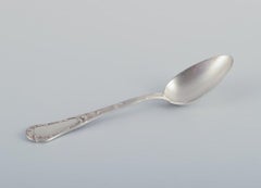 Christofle, France. Set of six dinner spoons in plated silver.