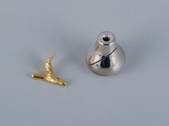 Christofle, France. Douze porte-noms de table miniatures en forme de poire.