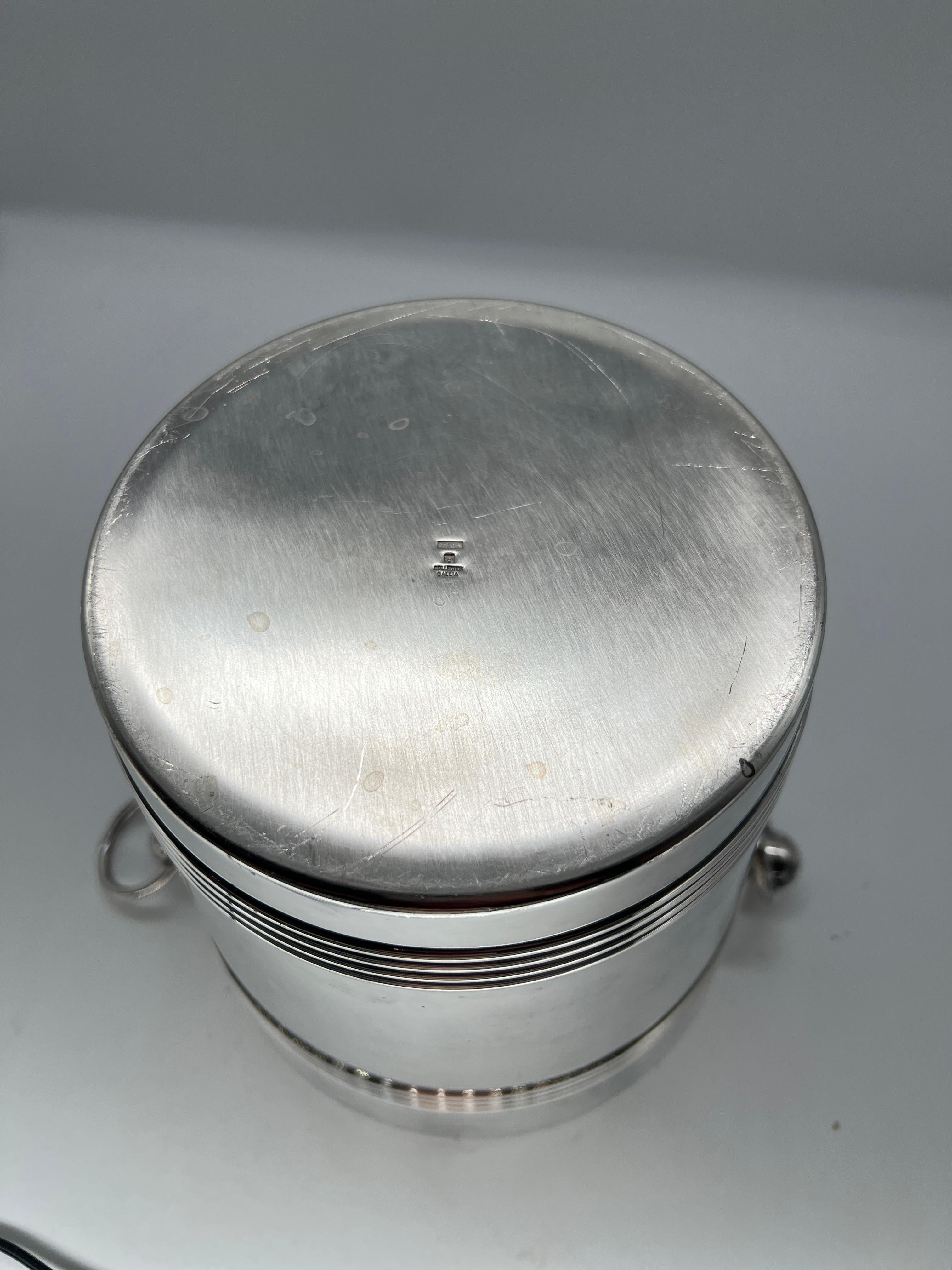 Christofle French Silver Plate Champagne Ice Bucket Wine Cooler Barware 2