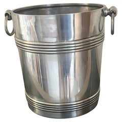 Christofle French Silverplate Art Deco Champagne / Wine Bucket, c. 1920's