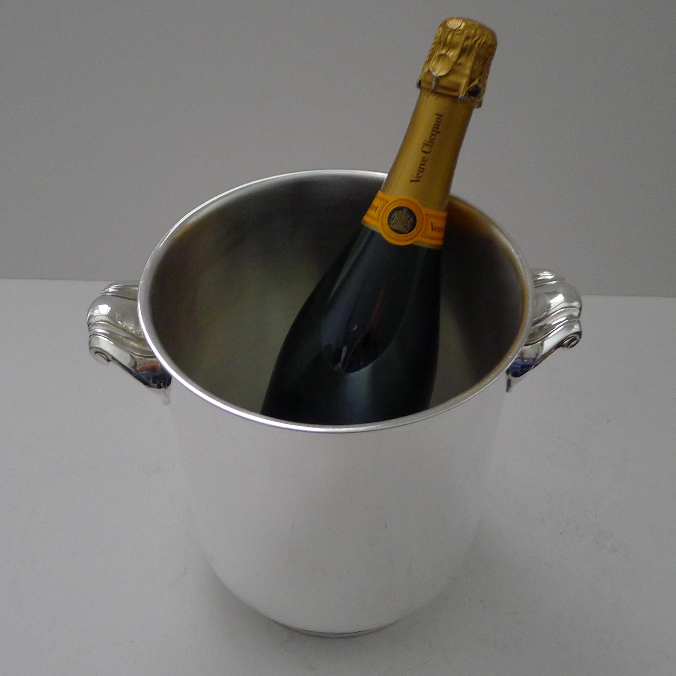 Christofle Gallia Champagne Bucket / Wine Cooler - Ormesson For Sale 5