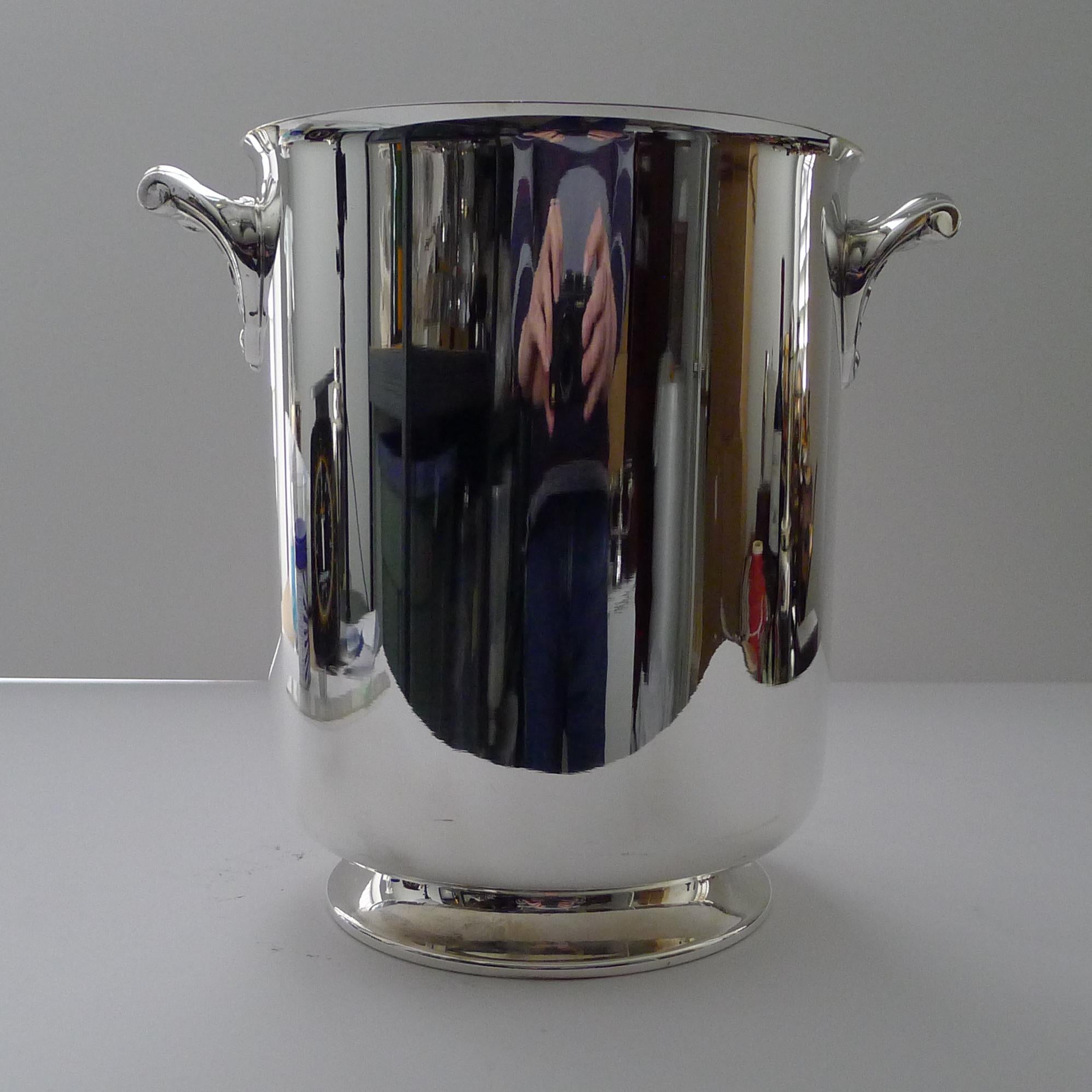 French Christofle Gallia Champagne Bucket / Wine Cooler, Ormesson