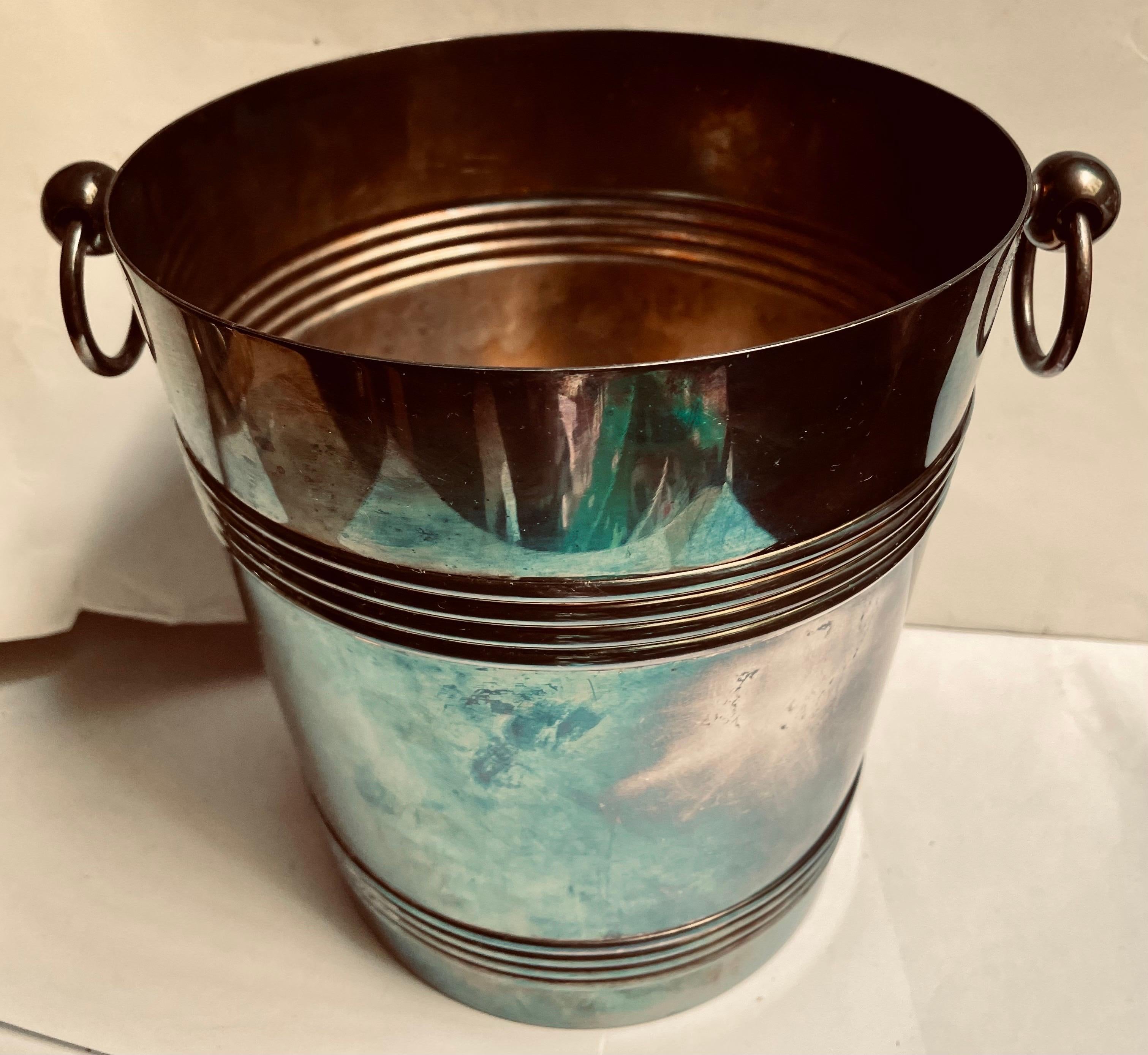 Christofle Gallia Frankreich Champagner Eiskübel Weinkühler Silber Platte (Versilberung) im Angebot