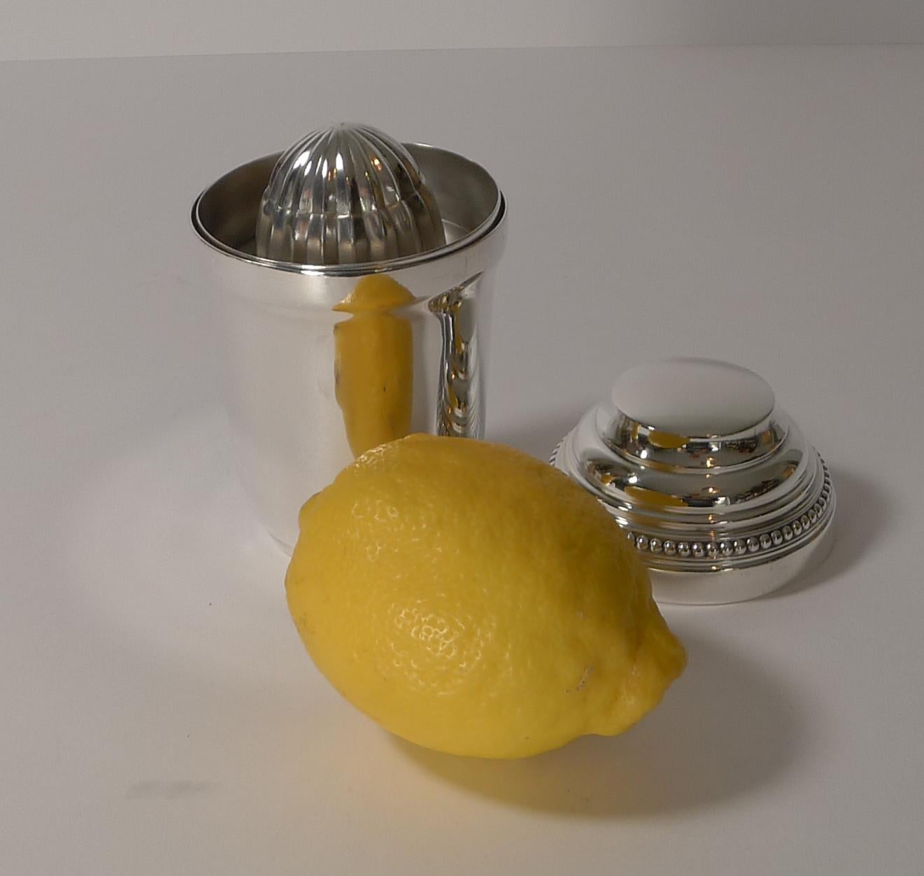 Christofle Gallia, Individual Cocktail Shaker with Lemon Squeezer 4
