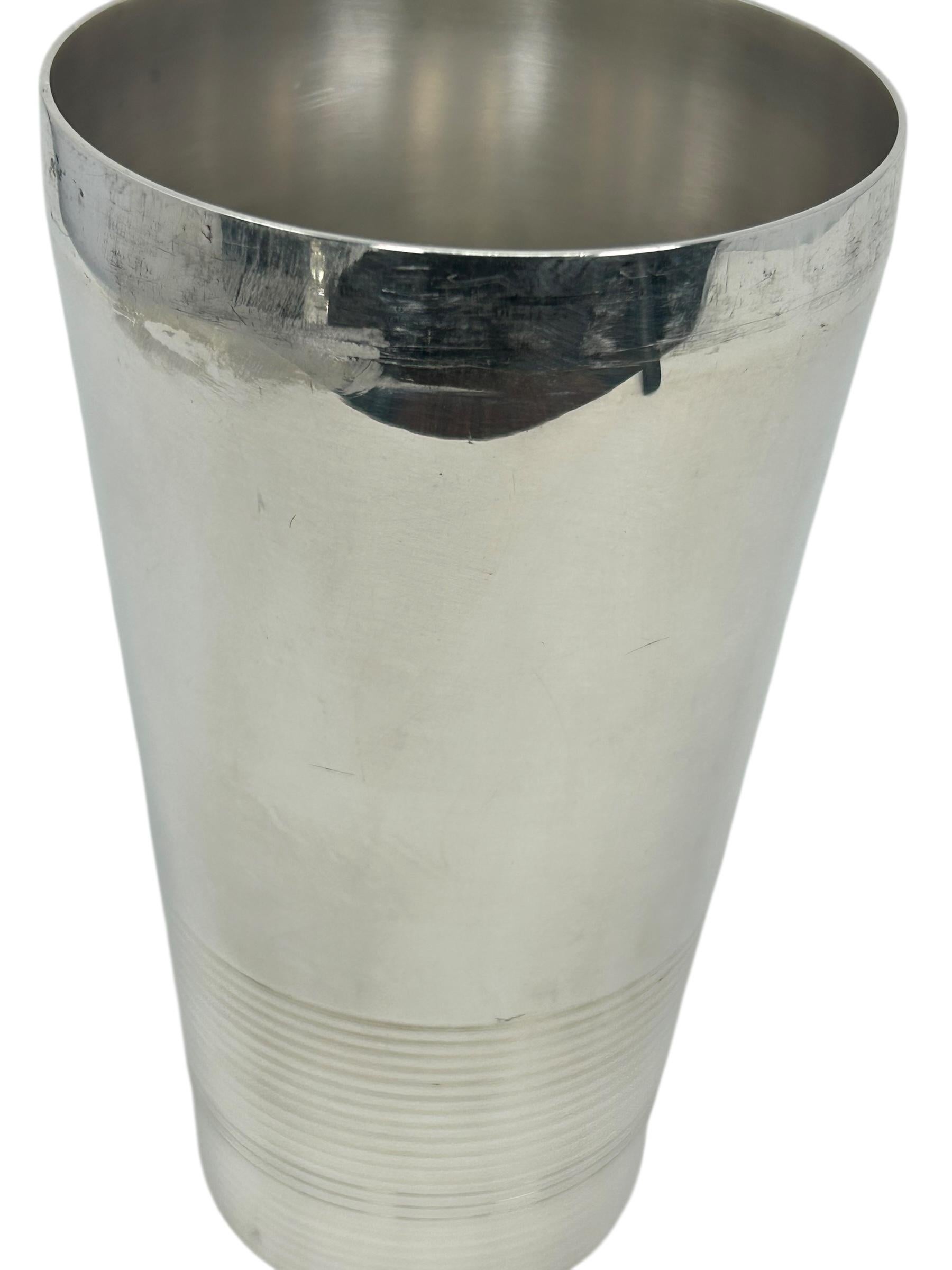 Coctelera Christofle Gallia Ondulations de Luc Lanel, c.1935 Art Decó en venta