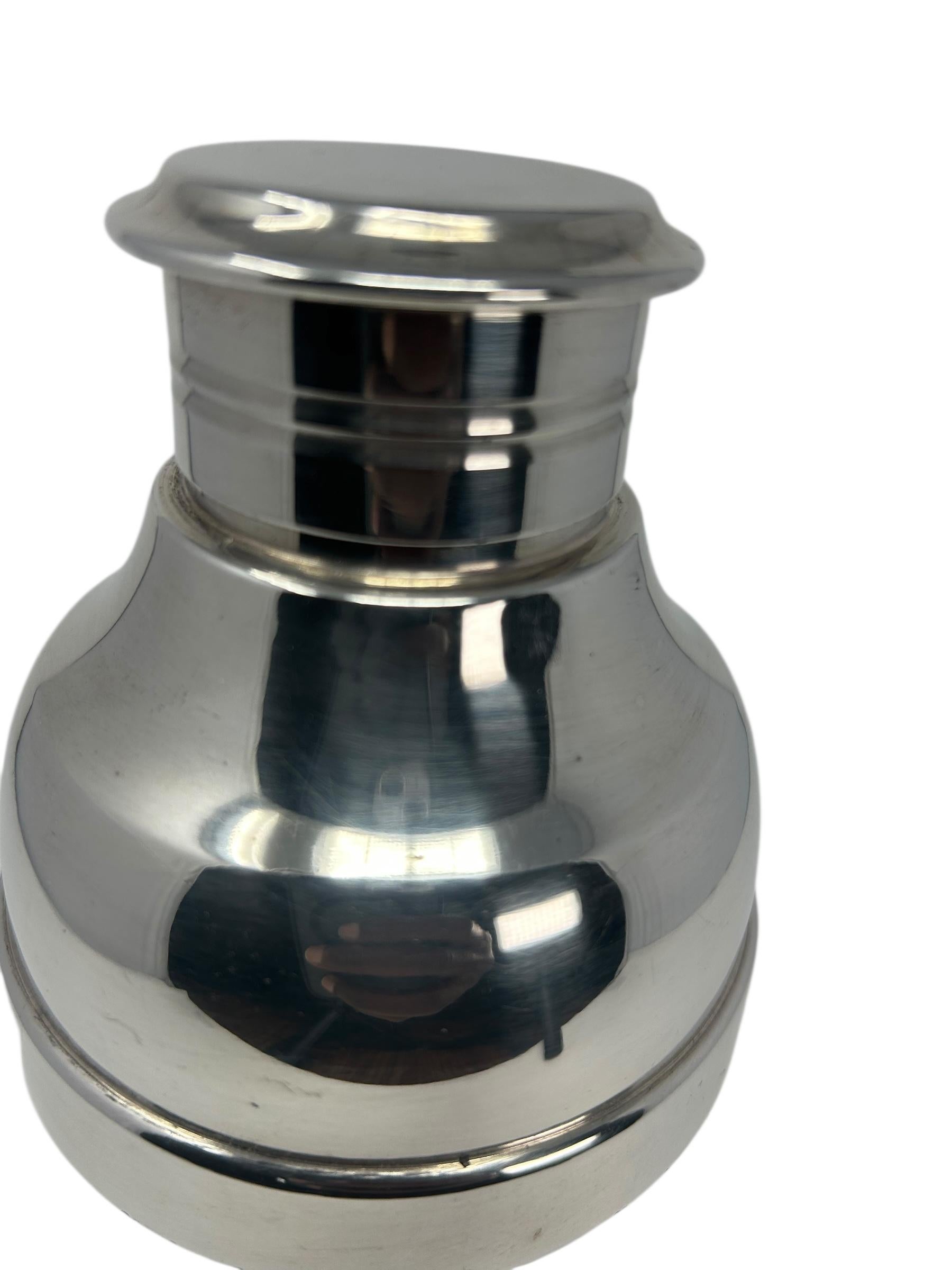 Coctelera Christofle Gallia Ondulations de Luc Lanel, c.1935 en Bueno estado para la venta en Chapel Hill, NC