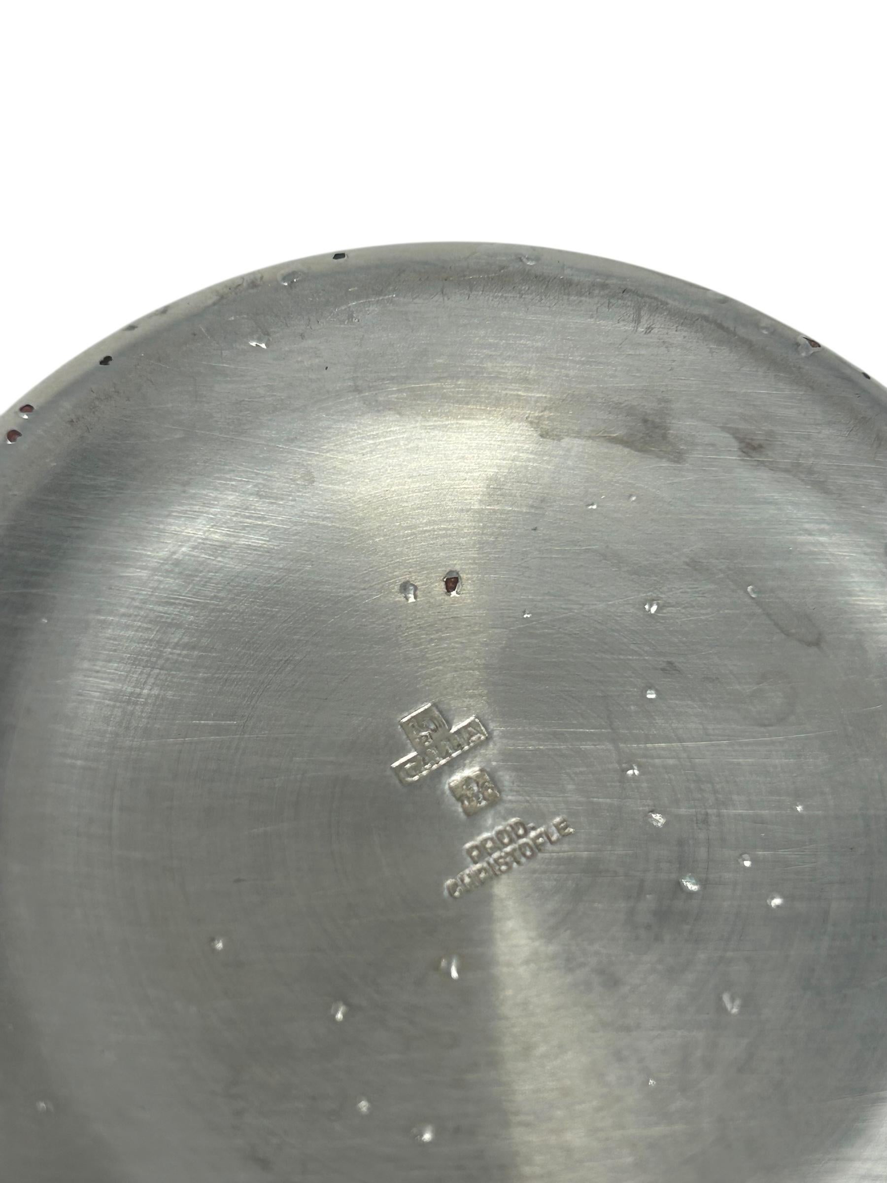 Coctelera Christofle Gallia Ondulations de Luc Lanel, c.1935 mediados del siglo XX en venta