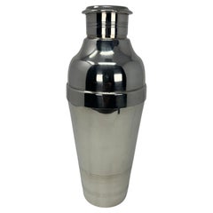 Shaker da cocktail Christofle Gallia Ondulations di Luc Lanel, 1935 ca.
