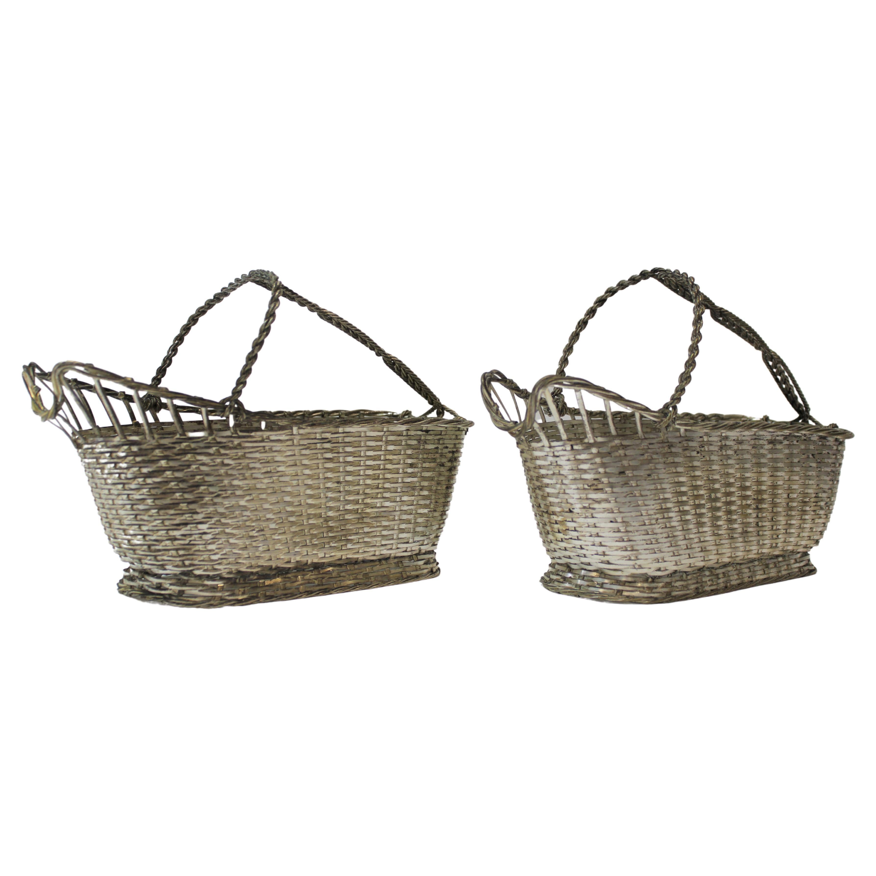French Wine Basket at 1stDibs