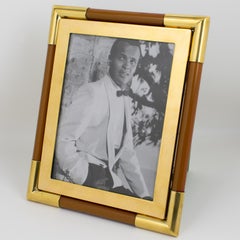 Christofle Cornice in ottone dorato e resina laccata, circa 1970