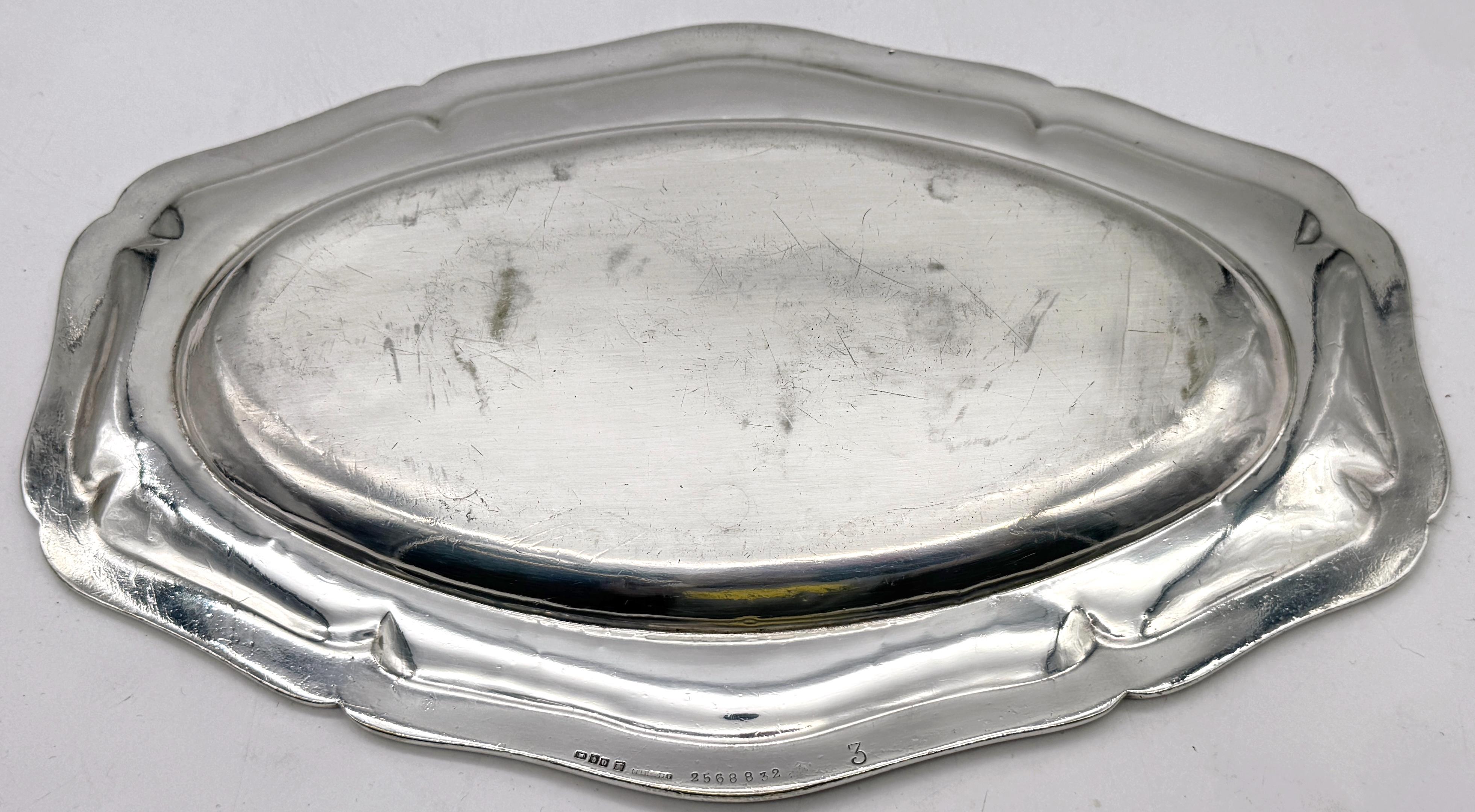 Inciso Vassoio ovale placcato in argento Christofle 'Grand Hotel Paris', circa 1920 in vendita