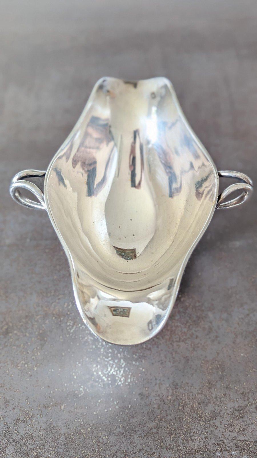 French Christofle, Gravy Boat, Silver-Plated For Sale