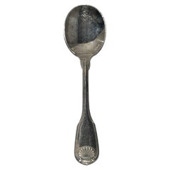 CHRISTOFLE Cuchara para helado de metal plateado - Modelo Vendôme Shell 13 cm