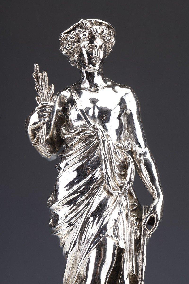 Napoleon III Christofle - Important Table Centerpiece In Sterling Silver Nineteenth For Sale
