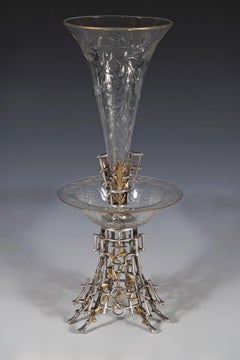 Christofle, “Japonisme” Soliflore Vase, France, Circa 1880