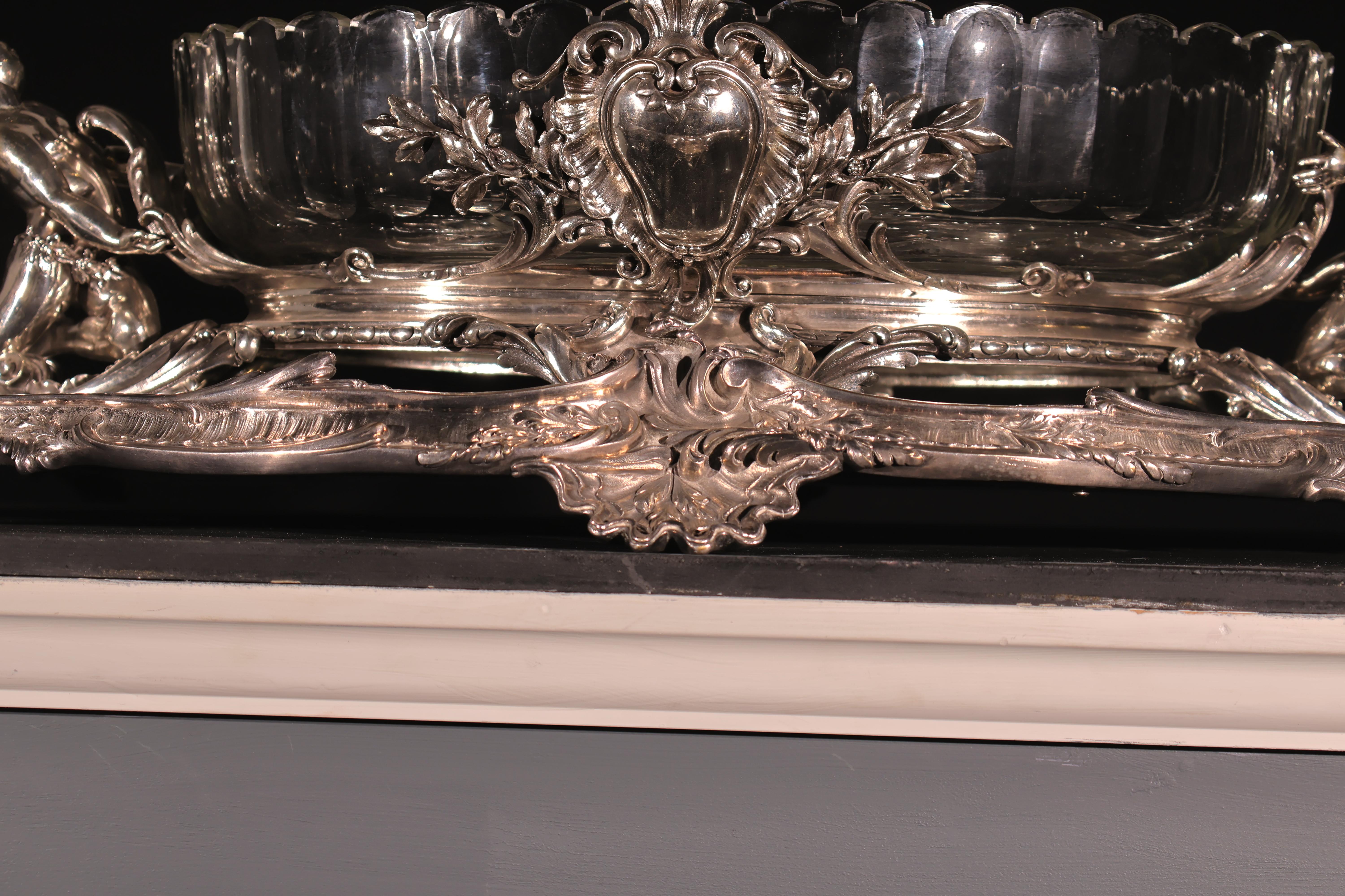 Christofle Jardiniere mit Presentoire im Angebot 2