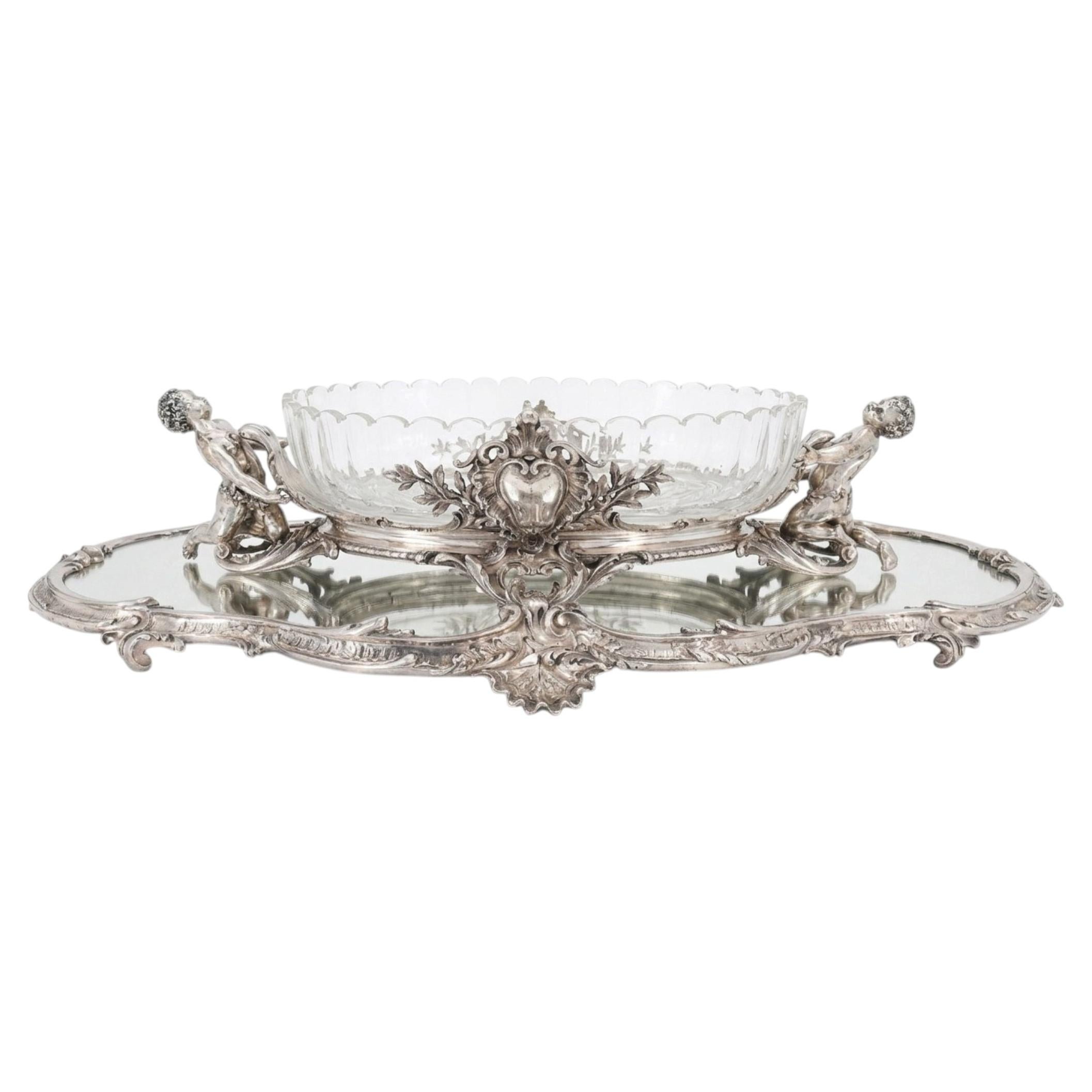 Christofle Jardiniere with Presentoire