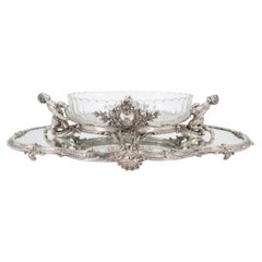 Christofle Jardiniere with Presentoire