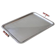 Christofle "Laque De Chine" Silver Plated Tray