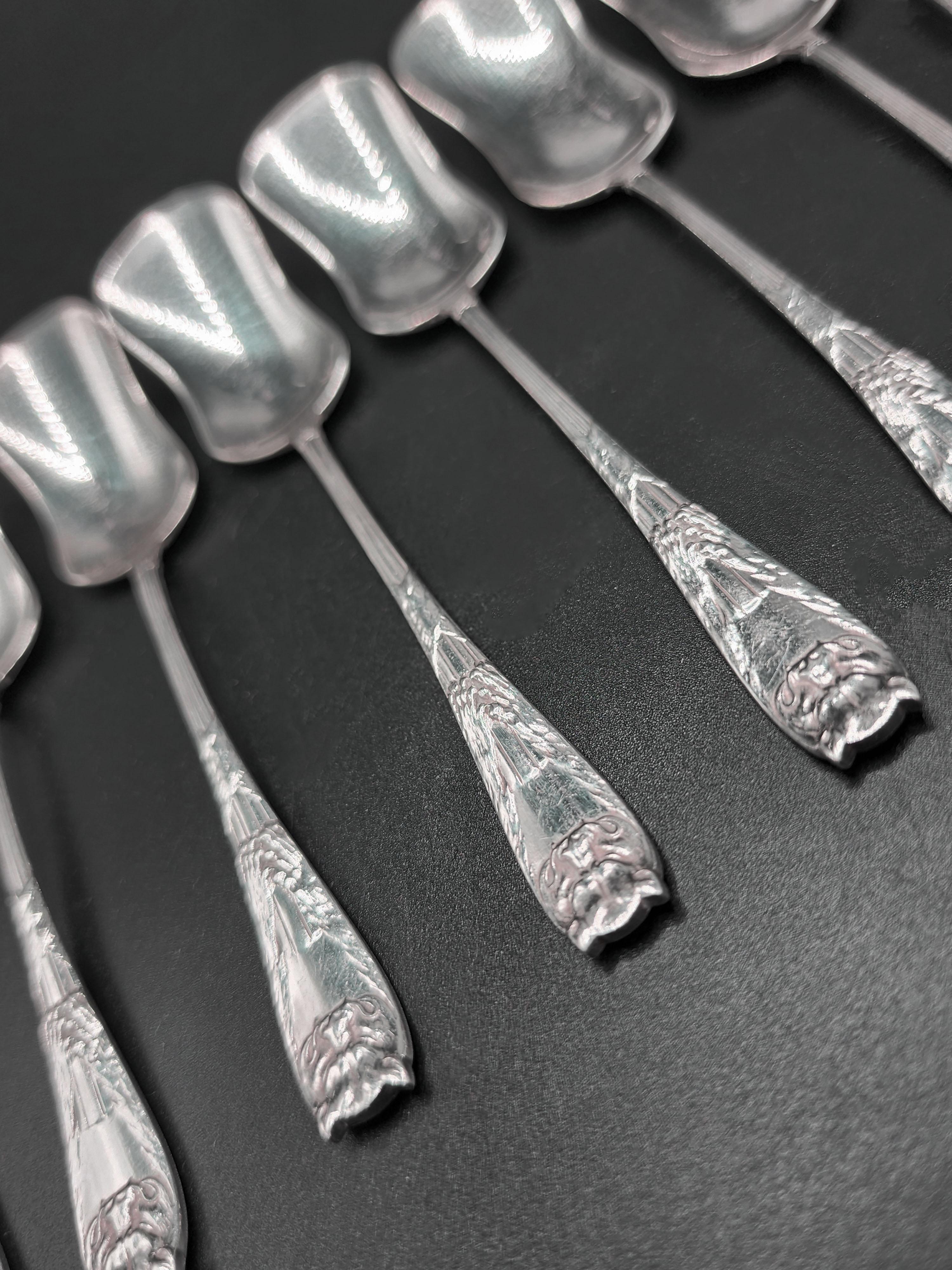 Ensemble de couverts « Lion's Skin » de Christofle par Charles Rossigneux en vente 13