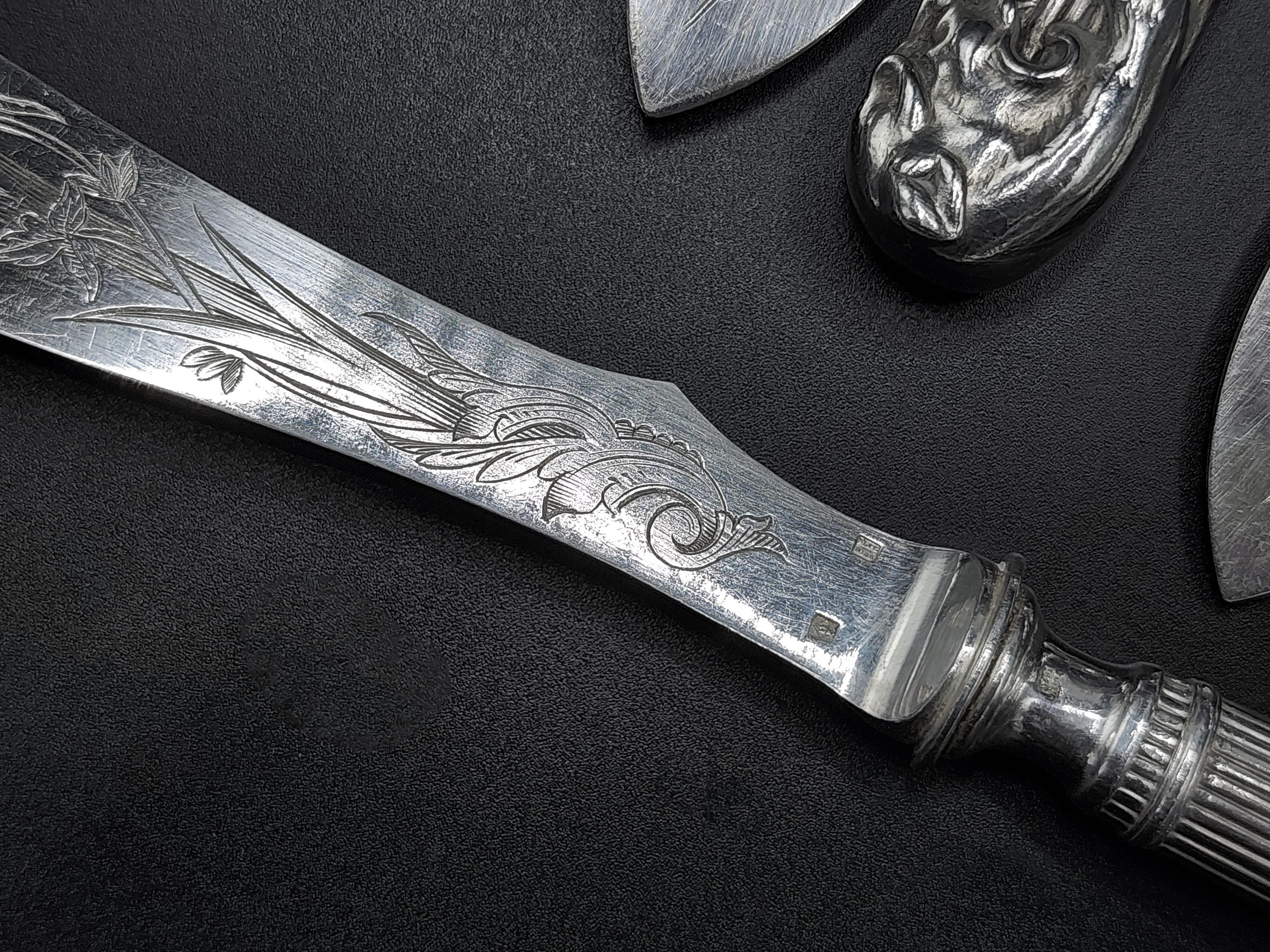 Ensemble de couverts « Lion's Skin » de Christofle par Charles Rossigneux en vente 2