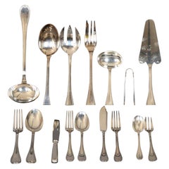 Christofle "Malmaison", Flatware Silver Plated 108 Pieces