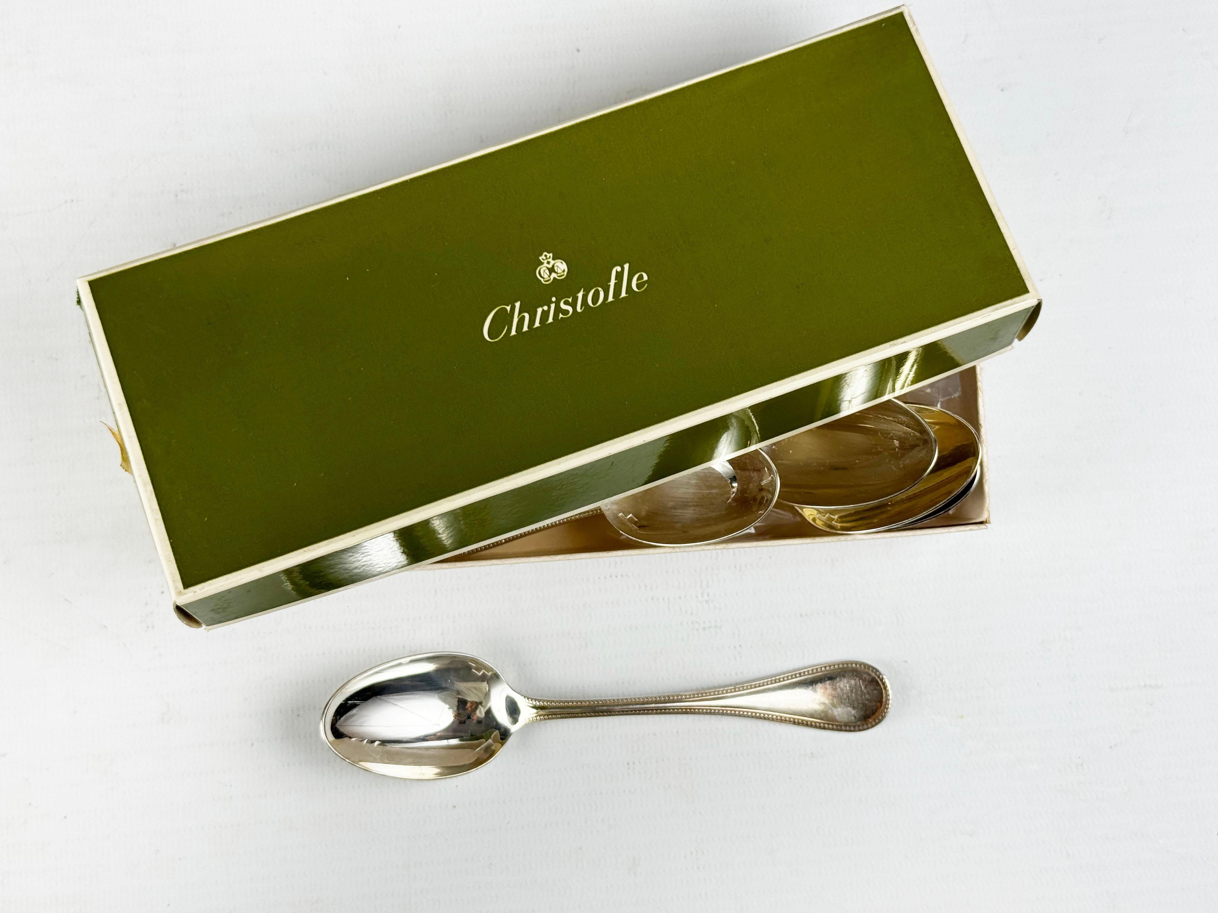 Christofle Model Perles Set de couverts 100 pièces, Imperial, en argenté en vente 7
