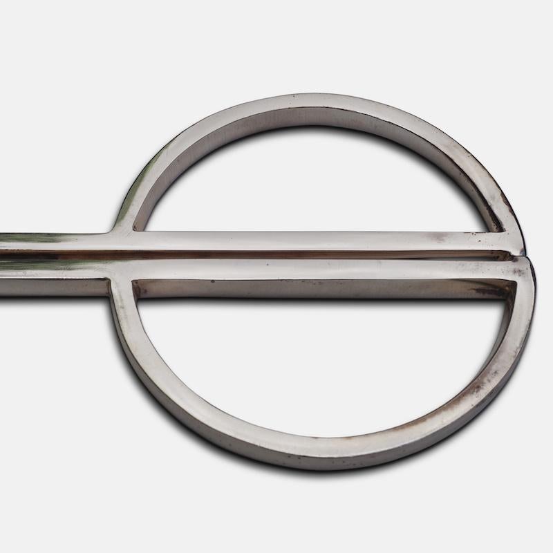 Plated Christofle Modernist Silver Grape Scissors