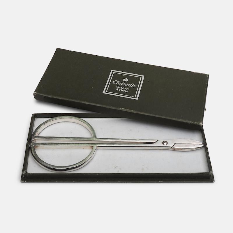 Christofle Modernist Silver Grape Scissors 3