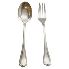 Christofle Oceana Sterling Silver Salad Serving Set