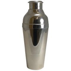 Christofle Ondulations Cocktail Shaker by Luc Lanel, circa 1935