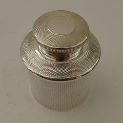 Christofle, París, Art Decó Caja para el té chapada en plata