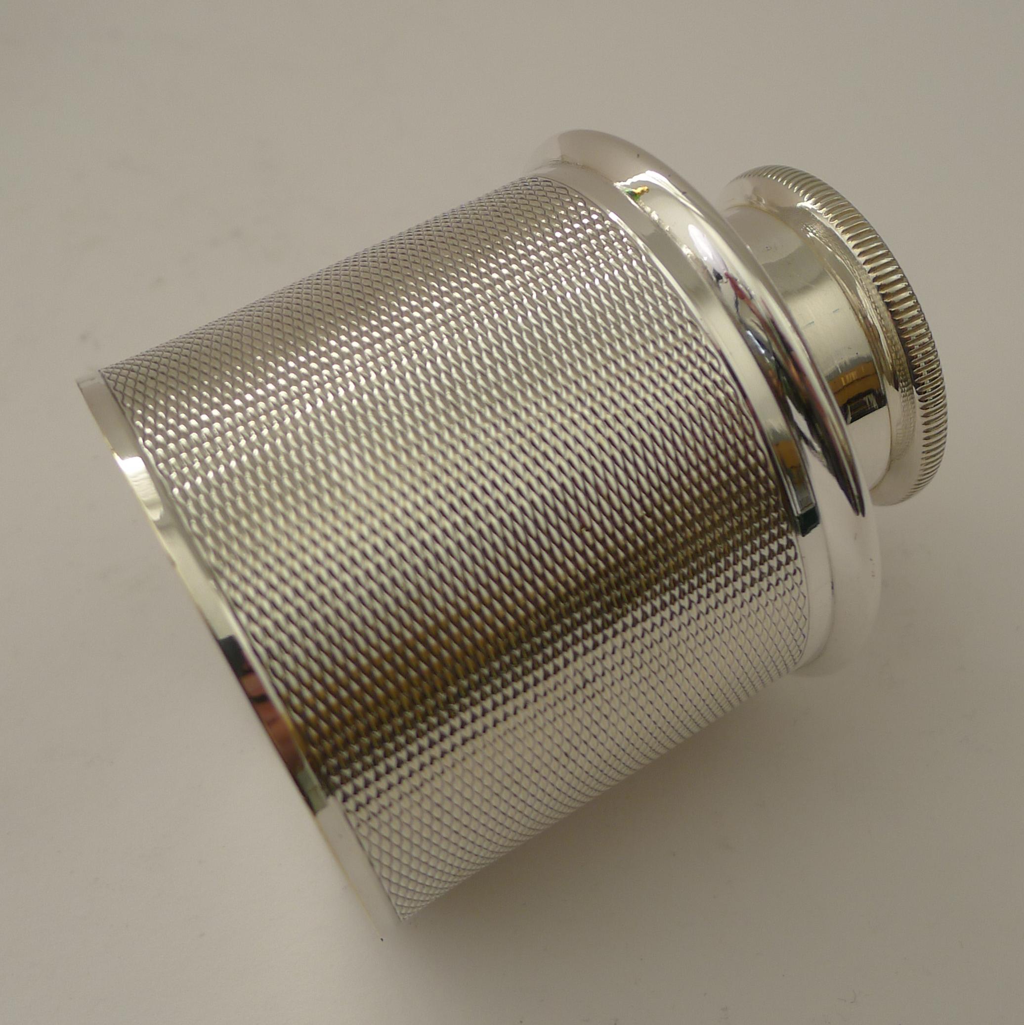 Adam Style Christofle, Paris, Art Deco Silver Plated Tea Caddy