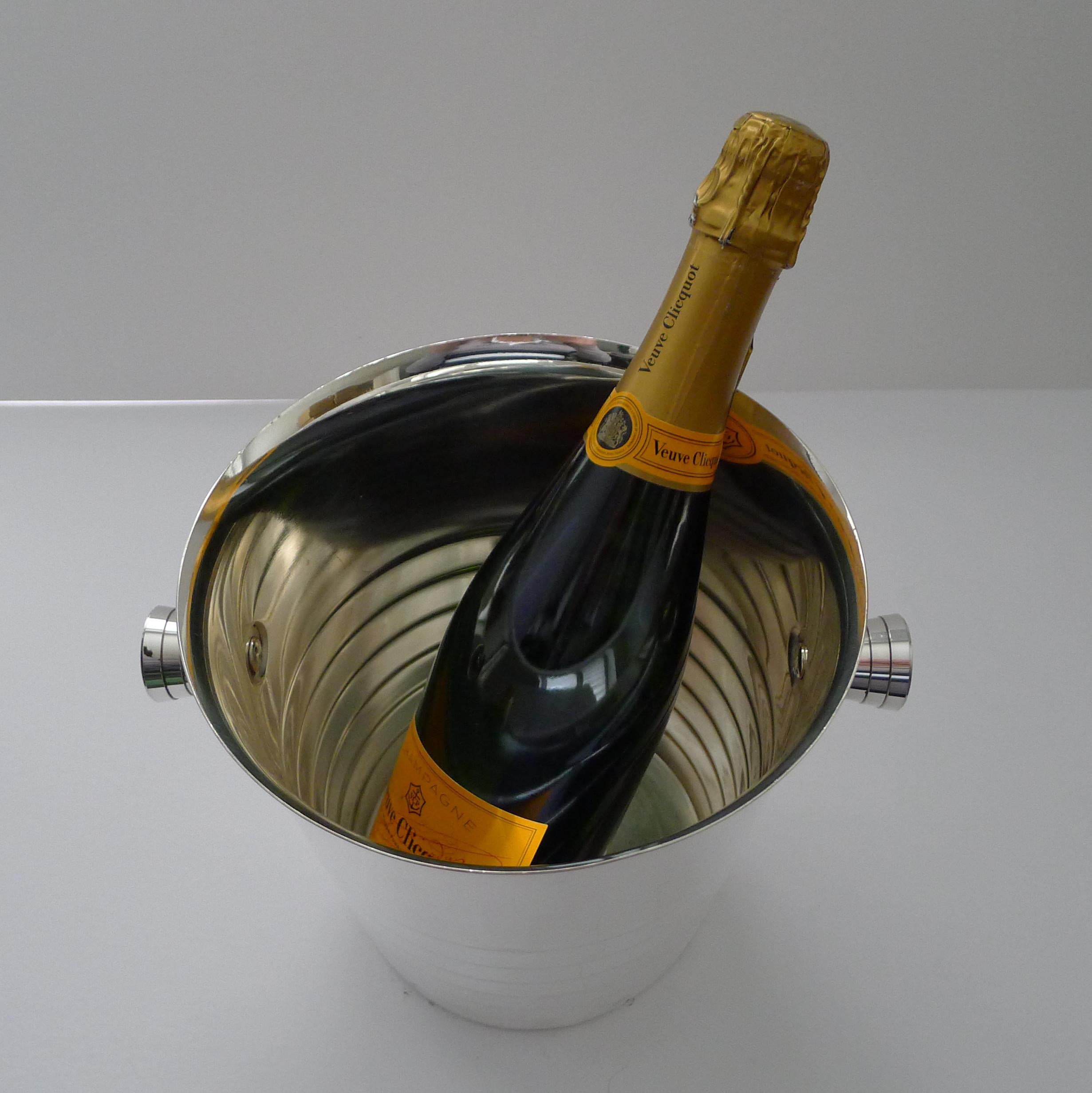 Christofle, Paris, Champagne Bucket / Wine Cooler, Folio For Sale 6