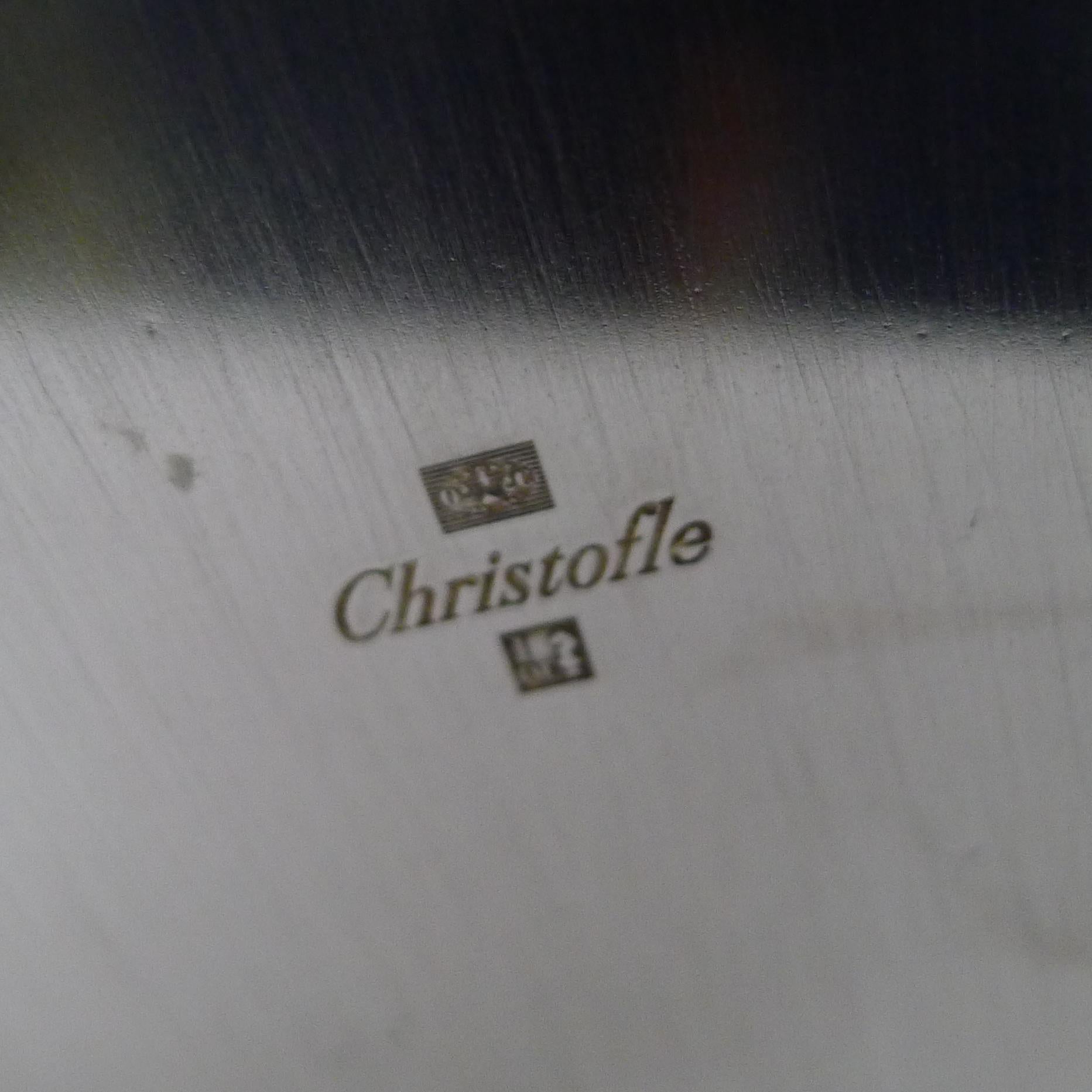 Silver Plate Christofle, Paris, Champagne Bucket / Wine Cooler, Folio For Sale