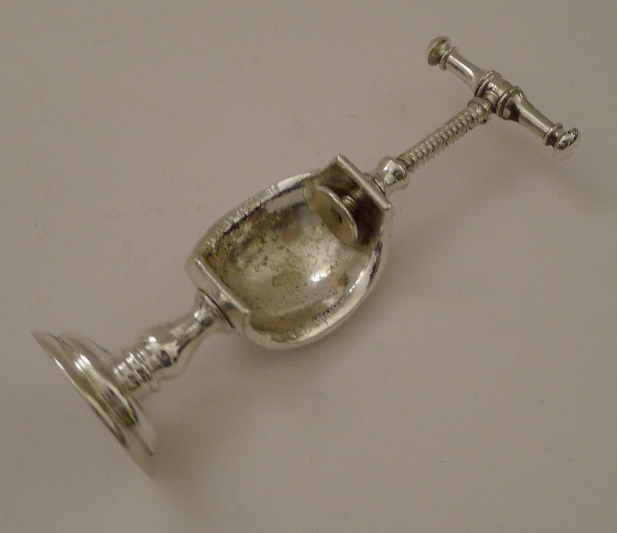 Christofle, Paris - Novelty Walnut Nutcracker c.1920 In Good Condition In Bath, GB