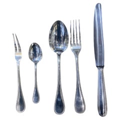 Vintage Christofle “Perles” Cutlery Set 66 Pieces
