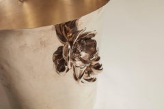 Christofle & Perrier Jouet Dogwood Embellished Silver Plate Champagne Bucket