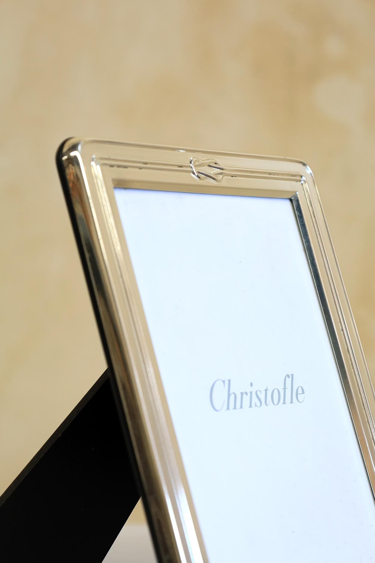 Modern Christofle Picture Frame For Sale