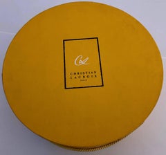 Christofle Porcelain Espresso Cup Set of Six, Christian Lacroix "Follement"