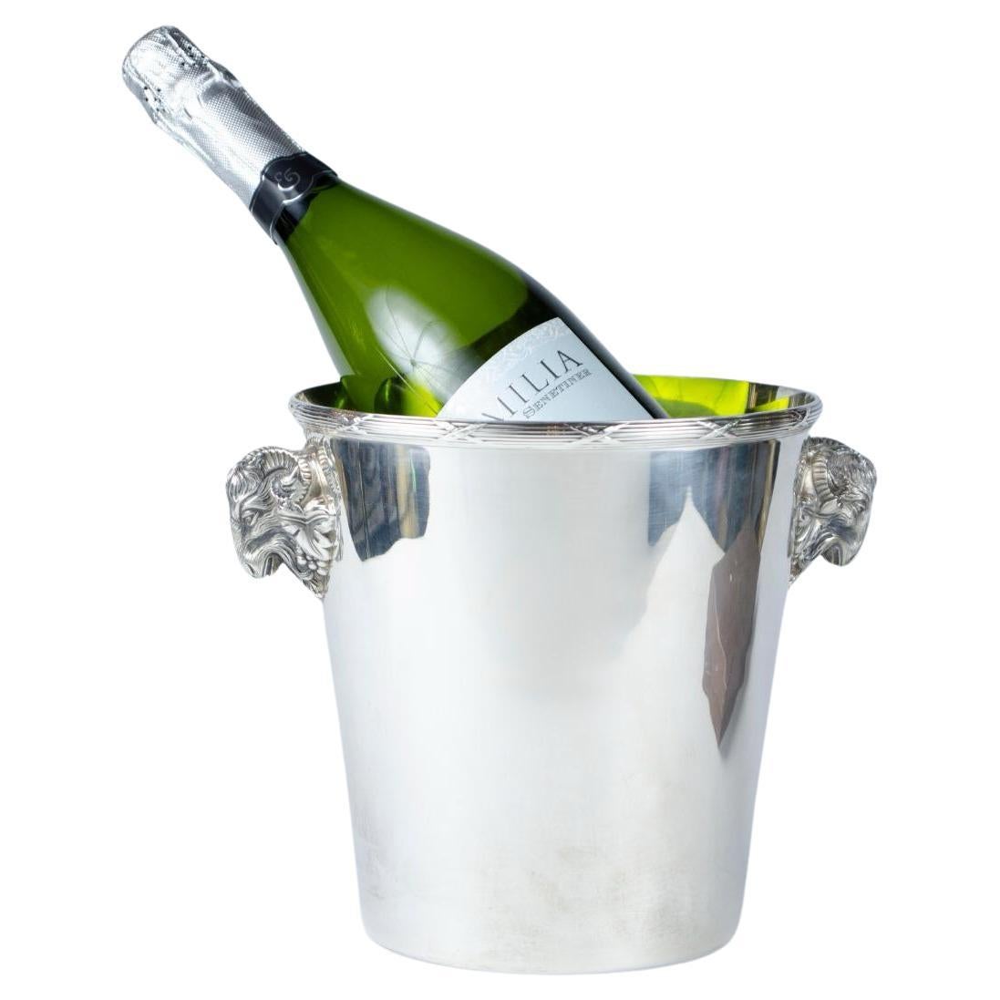 Christofle, Ram's Head Champagne bucket  For Sale