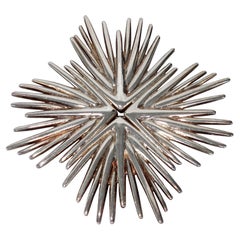 Broche pendentif en argent Christofle série Palmaceae, conçue par Michele Oka Doner